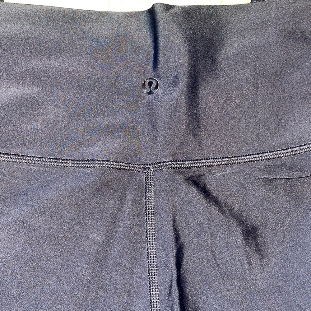 Lululemon leggings with mesh front